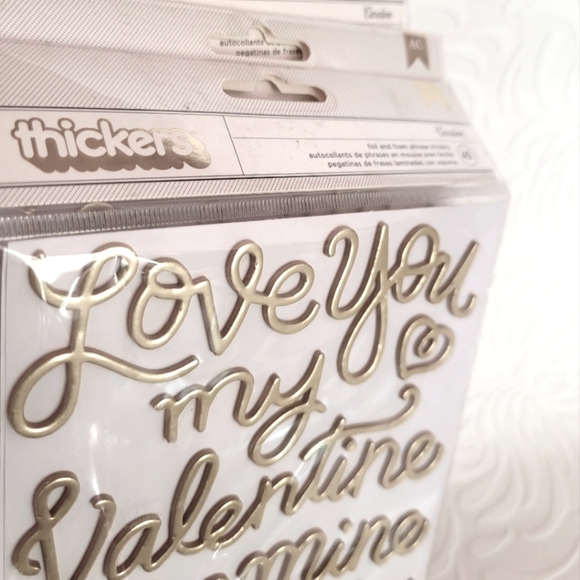 Thickers Script Stickers Gold - Picture 4 of 4